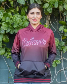 Hoodie Guinda Deg CLN 22 Dama