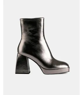 Mim Shoes Yasu Plata Botín Mujer