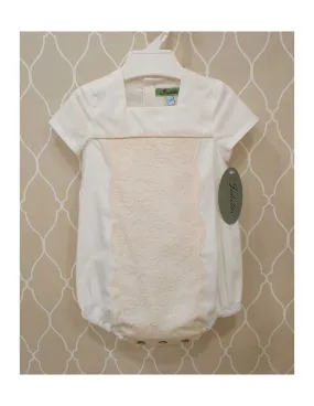 Pelele Bebé Ceremonia Crudo Julietas Moda Infantil